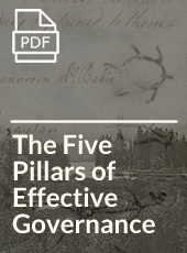 Five Pillars of Effective Governance